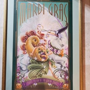 Four Mardi Gras posters, 1991 and 1994